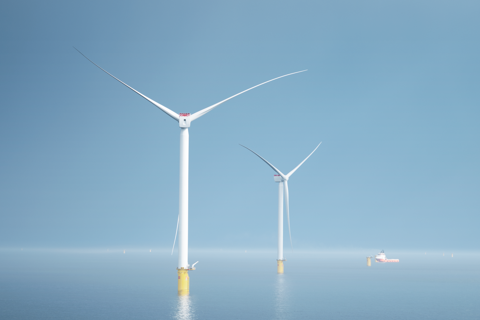Offshore windfarm Hollandse Kust Zuid, North Sea, Netherlands