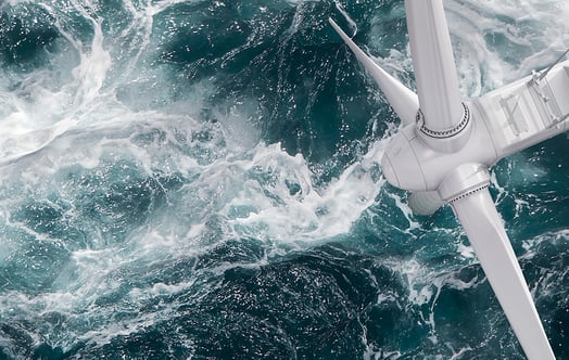 An offshore wind turbine